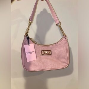Juicy couture pink embossed tote set
